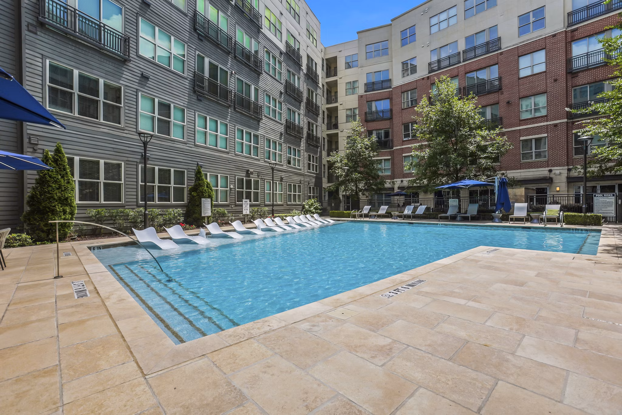 pool at The Bryant at Buckhead Village Apartments