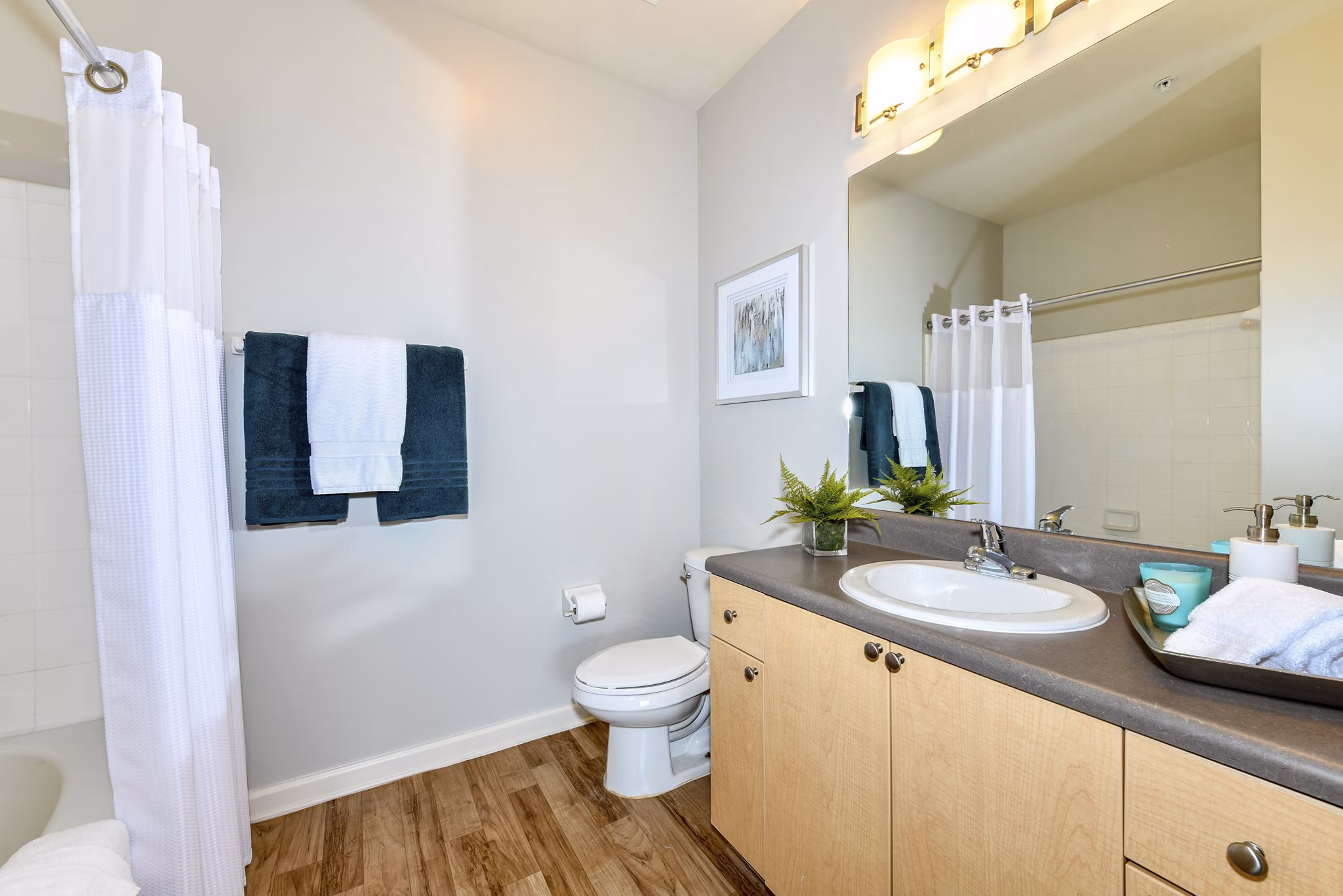 bathroom at Avana on Main Apartments 
