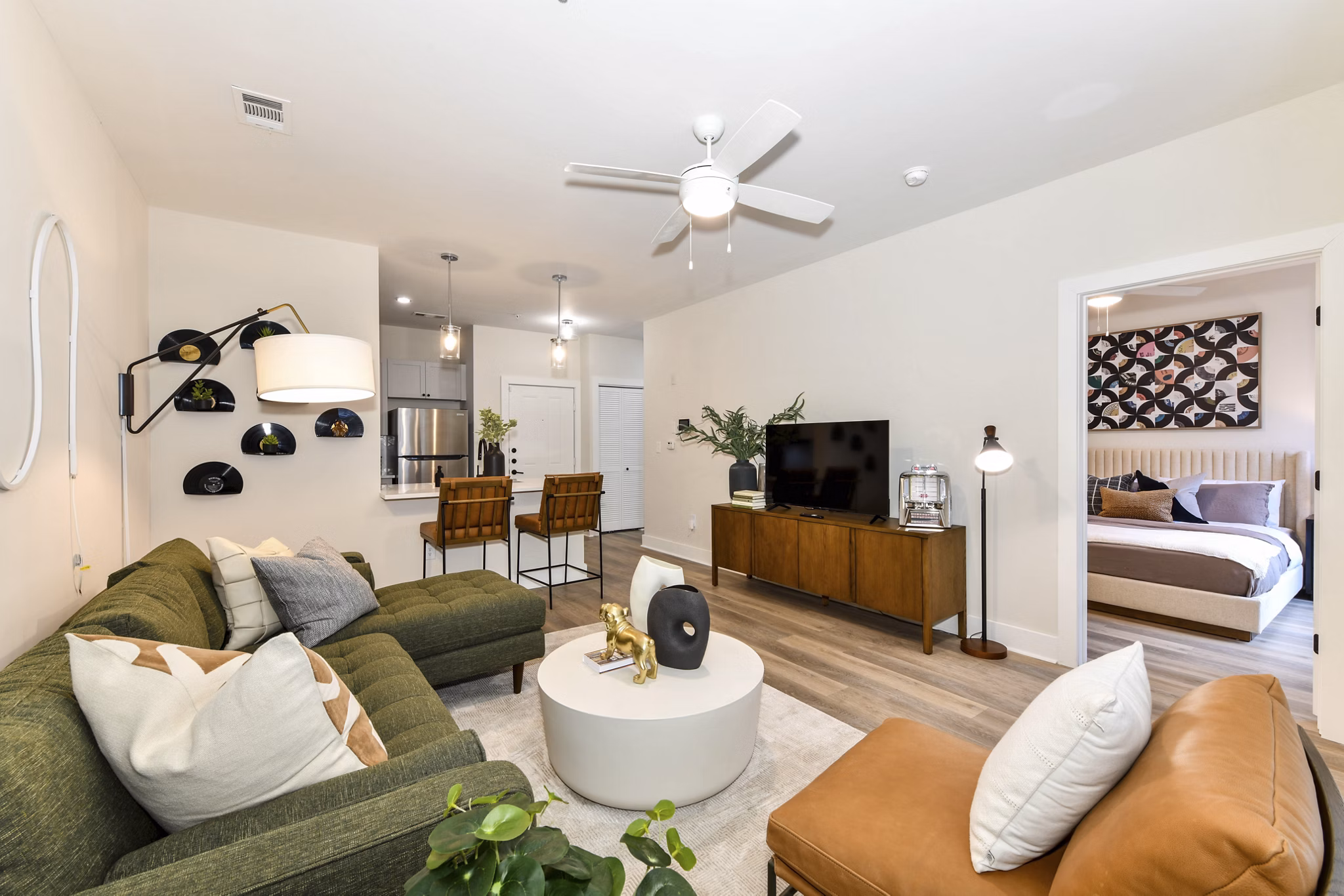 living room at Avana on Main Apartments 