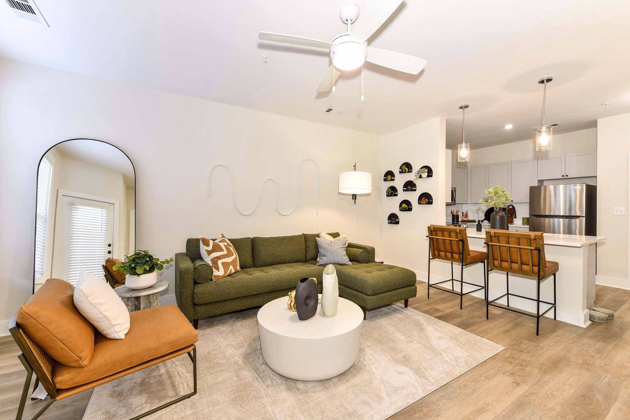 living room at Avana on Main Apartments